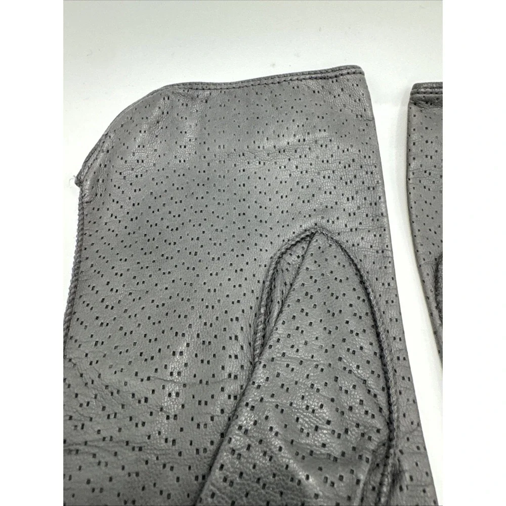 Vintage Gray Made In Italy‎ Gloves - M Unlined